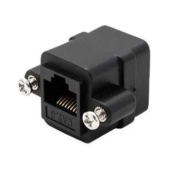 Síťový konektor goobay Panelová spojka RJ45 cat.6, UTP (81365) - 21.92.3005