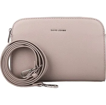 Kabelka Tříoddílová malá hnědo-béžová crossbody kabelka David Jones CM6793F