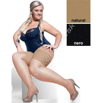 Dámské punčochy ADRIAN Stehenní pásy Plain-band-bandaletky Barva: nero, Velikost: 7-8(3XL-4XL)