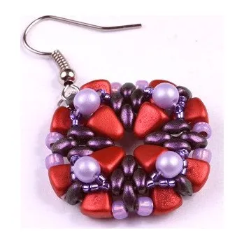 Korálek Náušnice Enoi č. 926 - stavebnice