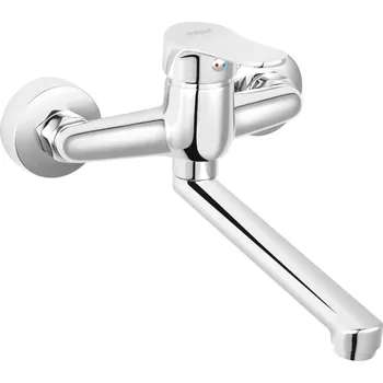 Vodovodní baterie Ferro Isso kuchyňská baterie na stěnu chrom BIS5