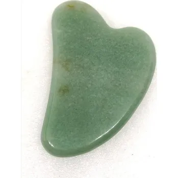 Masáž GUA SHA, tvar srdce avanturín zelený