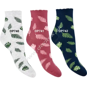 Pánské ponožky STEVEN Vzorované ponožky Steven-099-740 Barva: DP741-bordová, Velikost: 35-37(23-24)