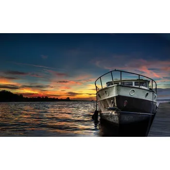 Obraz Postershop Obraz na plátne: Rybárská lod - 75x100 cm