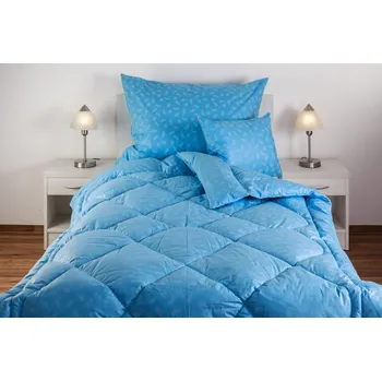 přikrývka JAN Peří Přikrývka (deka) - poloprachové peří 40/60 - modré peříčko 140x200 cm