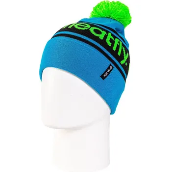 Čepice čepice Meatfly Robb - Malibu Blue/Lime one size