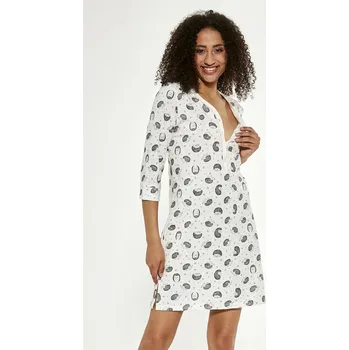 Dámské noční prádlo Noční košile Cornette Emily 485/295 Barva: Smetanová, Velikost: S