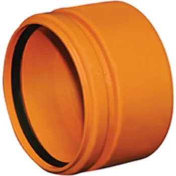 Kanalizační potrubí Přechod kanalizační Wavin PVC-U KGUSM z PVC/na kameninu DN 160, oranžová