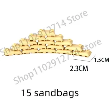 ostatní stavebnice Vojenská stavebnice raketové dělostřelectvo, figurky | styl lego - 041 pytel s pískem