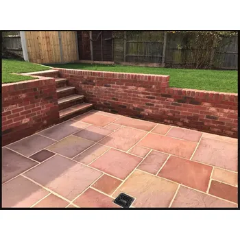 Venkovní dlažba Kamenná dlažba pískovec, růžový Velikost: 40x60 cm, tloušťka: 2,2 cm