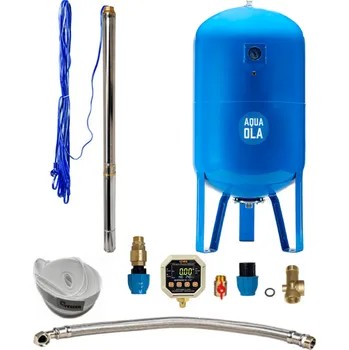 Domácí vodárna PRODO Domácí vodárna s ponorným čerpadlem 2,5" STM31 / 150l - RTS - odolnost proti písku s Digitálnym tlakovým spínačom