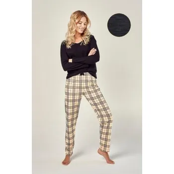 Dámské pyžamo Dámské pyžamo Taro Abigail 2988 Barva: Černá, Velikost: S