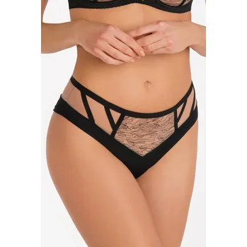 Dámské oblečení Kalhotky Gorsenia K809 Cora Barva: Černá, Velikost: S