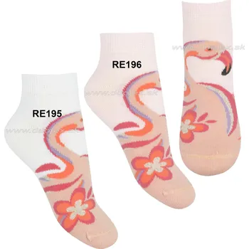 STEVEN Dětské ponožky Steven-004D-195 Barva: RE195-biela, Velikost: 26-28(17-18)