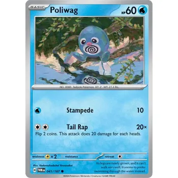 Sběratelská karetní hra Poliwag 041/167 - Twilight Masquerade Typ karty: Non-Holo