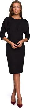 Dámské šaty Dámské šaty s netopýřími rukávy S242 černé