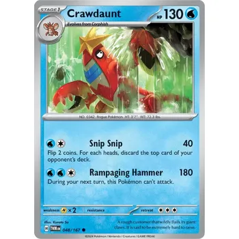 Karetní hra Crawdaunt 048/167 - Twilight Masquerade Typ karty: Non-Holo