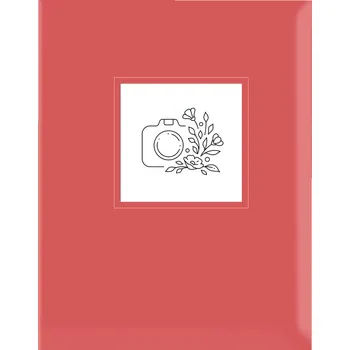 Fotoalbum Hama album COLORFUL LINEART 10x15/100, červená