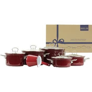 Sada nádobí BELIS Smaltovaná sada nádobí 11-dílná - ECO-CERAMIC