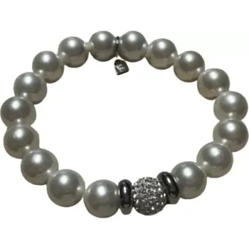 Náramek Victoria VBKACA875SM korálkový náramek Silver