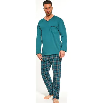 Pánské oblečení Pánské pyžamo Cornette George 122/217 Barva: Zelená, Velikost: M