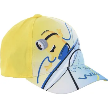 Kšiltovka Žluto-bílá chlapecká kšiltovka Minions Velikost: 54