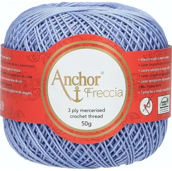 Příze Anchor Freccia 12 - 117 Blankytná (Háčkovací příze Anchor Freccia 12 - 117 Blankytná)