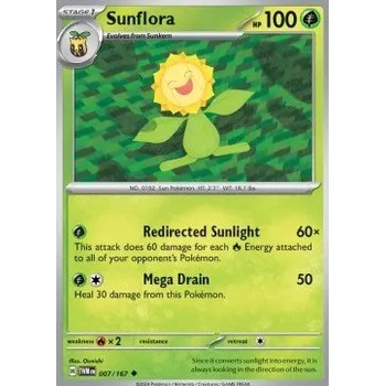 Sběratelská karetní hra Pokémon TWM 007/167 Sunflora - Twilight Masquerade Stav: Near Mint, Verze: NORMAL