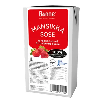 Ovocné pyré 100% Jahoda 1l - Bonne