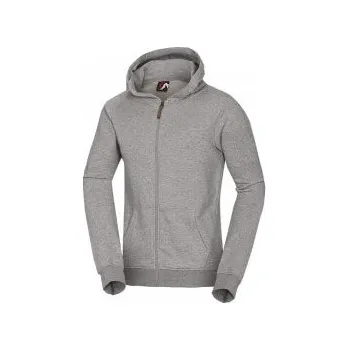 Pánská mikina Northfinder Bronky grey XL; Šedá mikina + DÁREK DLE VÝBĚRU!
