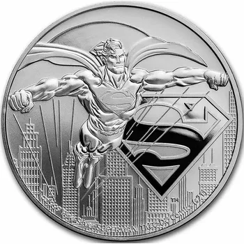 New Zealand Mint Superman stříbrná mince 1oz 2021 DC Comics