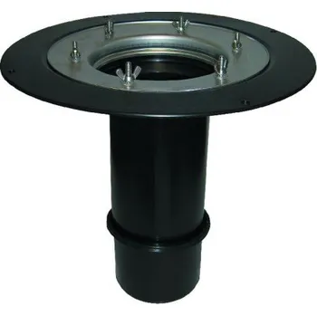 Kanalizační potrubí Hl nástavec DN125, s pevnou přírubou, s izolační svorkou, polypropylen