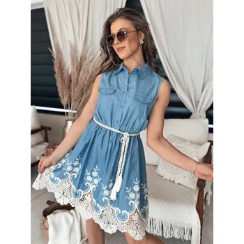 Dámské šaty Dámské šaty DSTREET OFILIAS MODRÁ M/L