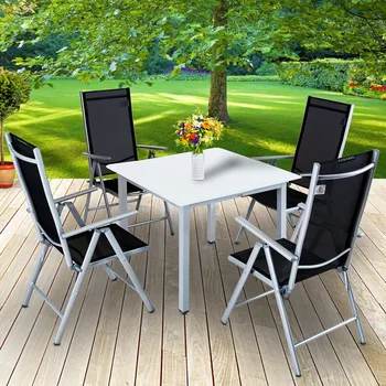 Zahradní sestava Zahradní hliníková sestava Björk | stůl + 4 židle