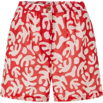 Dámské kraťasy esmara® Dámské šortky (38, červená/vzor)