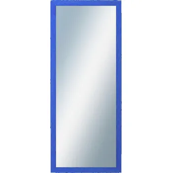 Zrcadlo DANTIK - Zarámované zrcadlo - rozměr s rámem cca 50x120 cm z lišty RETRO modrá (2532)