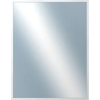 Zrcadlo DANTIK - Zarámované zrcadlo - rozměr s rámem cca 70x90 cm z lišty KASETTE bílá (2755)