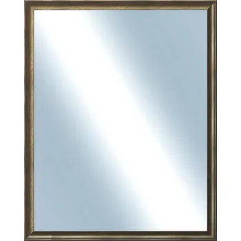 Zrcadlo DANTIK - Zarámované zrcadlo - rozměr s rámem cca 80x100 cm z lišty Ferrosa bronzová (3143)
