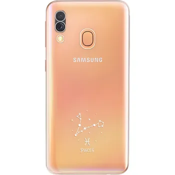 Odolné silikonové pouzdro iSaprio - čiré - Ryby - Samsung Galaxy A40