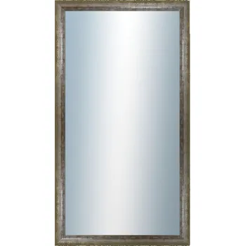 Zrcadlo DANTIK - Zarámované zrcadlo - rozměr s rámem cca 50x90 cm z lišty NEVIS zelená (3054)