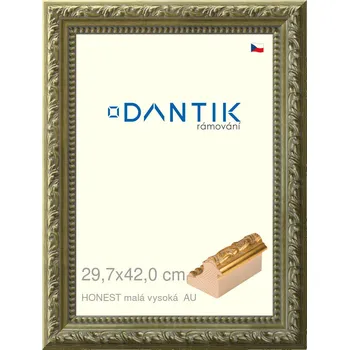 Rám na obraz DANTIK rámeček 29,7x42 | HONEST malá vysoká AU (Plexi Čiré) (Vyrobeno s láskou u nás v DANTIKU)