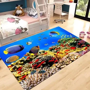 Koberec Dětský koberec s delfíny do koupelny - 12,100 x 150 cm 39 x 59 palců