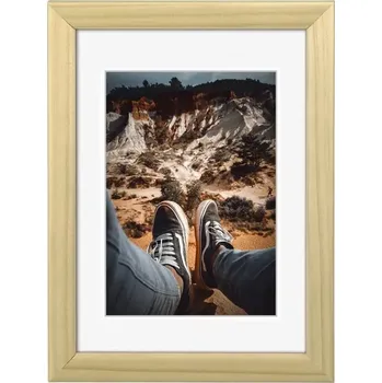 Rám na obraz Hama rámeček dřevěný BELLA. přírodní, 10x15 cm