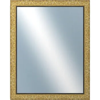Zrcadlo DANTIK - Zarámované zrcadlo - rozměr s rámem cca 80x100 cm z lišty PRAHA zlatá (2752)