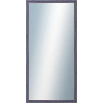 Zrcadlo DANTIK - Zarámované zrcadlo - rozměr s rámem cca 60x120 cm z lišty LYON modrá (2668)