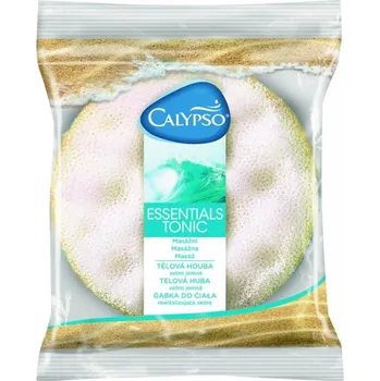 Mycí masážní houba Essentials Tonic Calypso žlutá