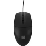 Natec optická myš RUFF Plus 1200 DPI/Kancelářská/Optická/1 200 DPI/Drátová USB/Černá NMY-2021