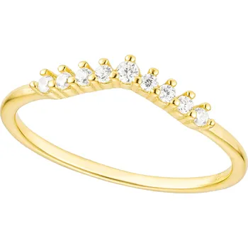 Prsten Olivie Stříbrný prstýnek ŠIPKA GOLD 8842 Velikost prstenů: 8 (EU: 57-58) Ag 925; ≤0,7 g.