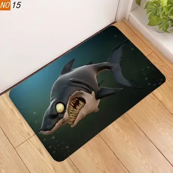 Koberec Protiskluzový koberec do ložnice a koupelny | styl žralok - 15,40 x 120 cm 16 x 47 palců