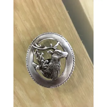 Odznak - jelen kruh stříbrný